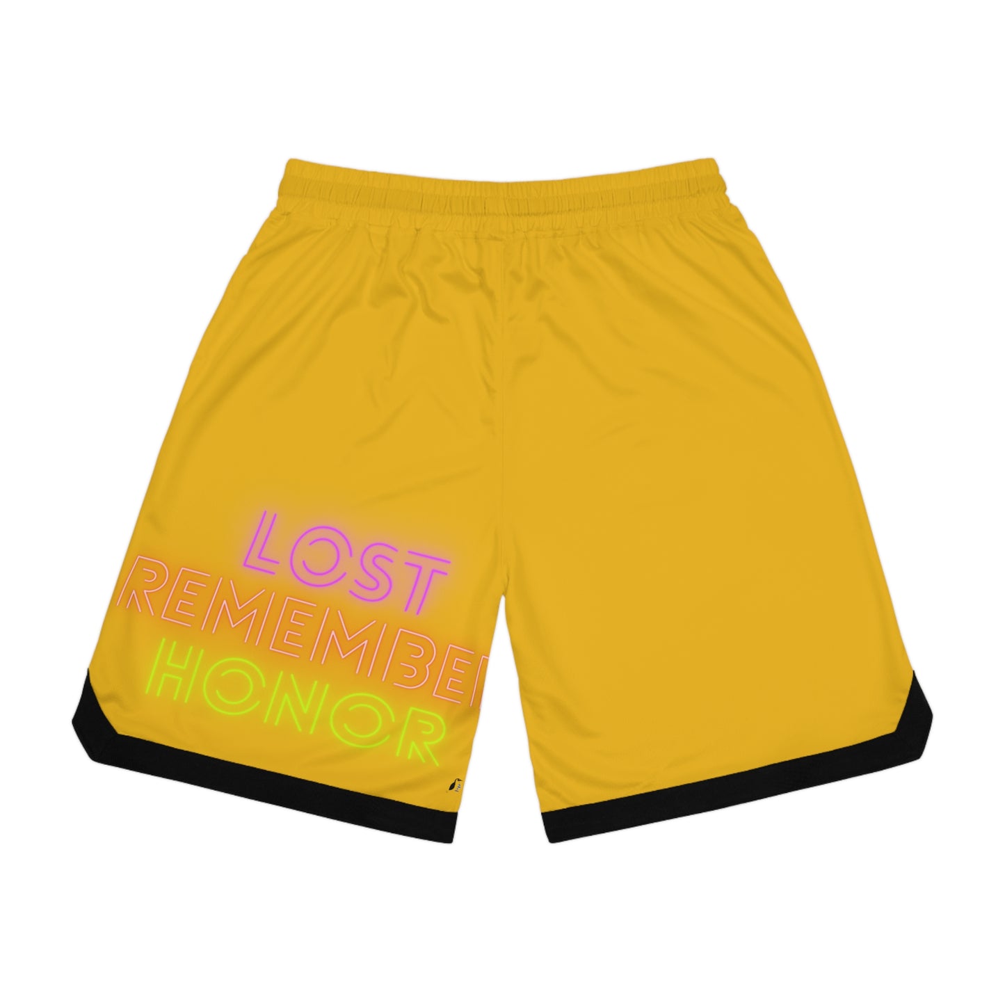 Basketball Rib Shorts: LGBTQ Pride Yellow