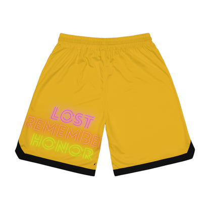 Basketball Rib Shorts: LGBTQ Pride Yellow