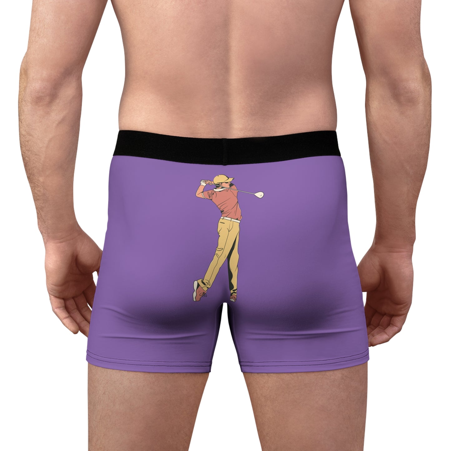 Men's Boxer Briefs: Golf Lite Purple