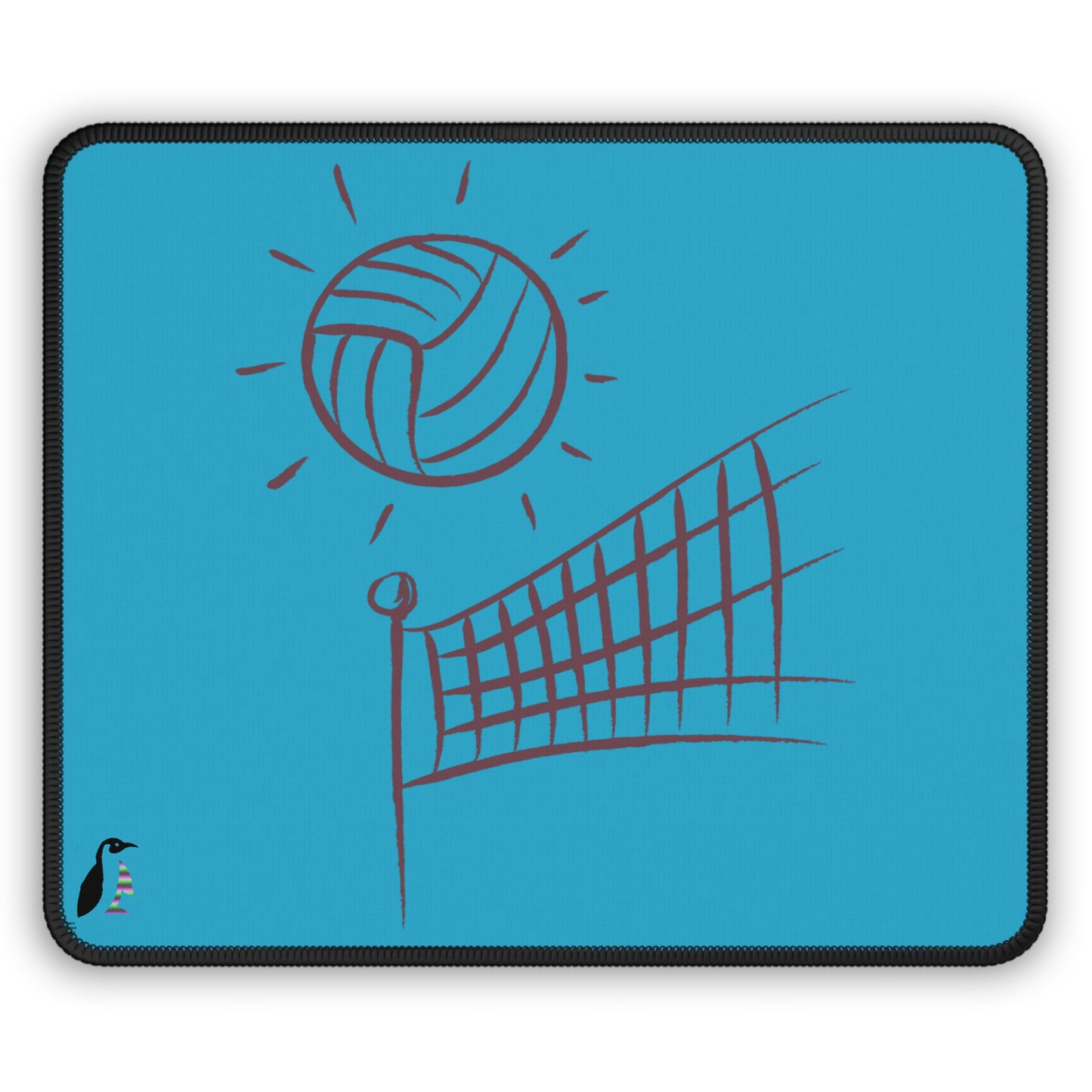 Gaming Mouse Pad: Volleyball Turquoise