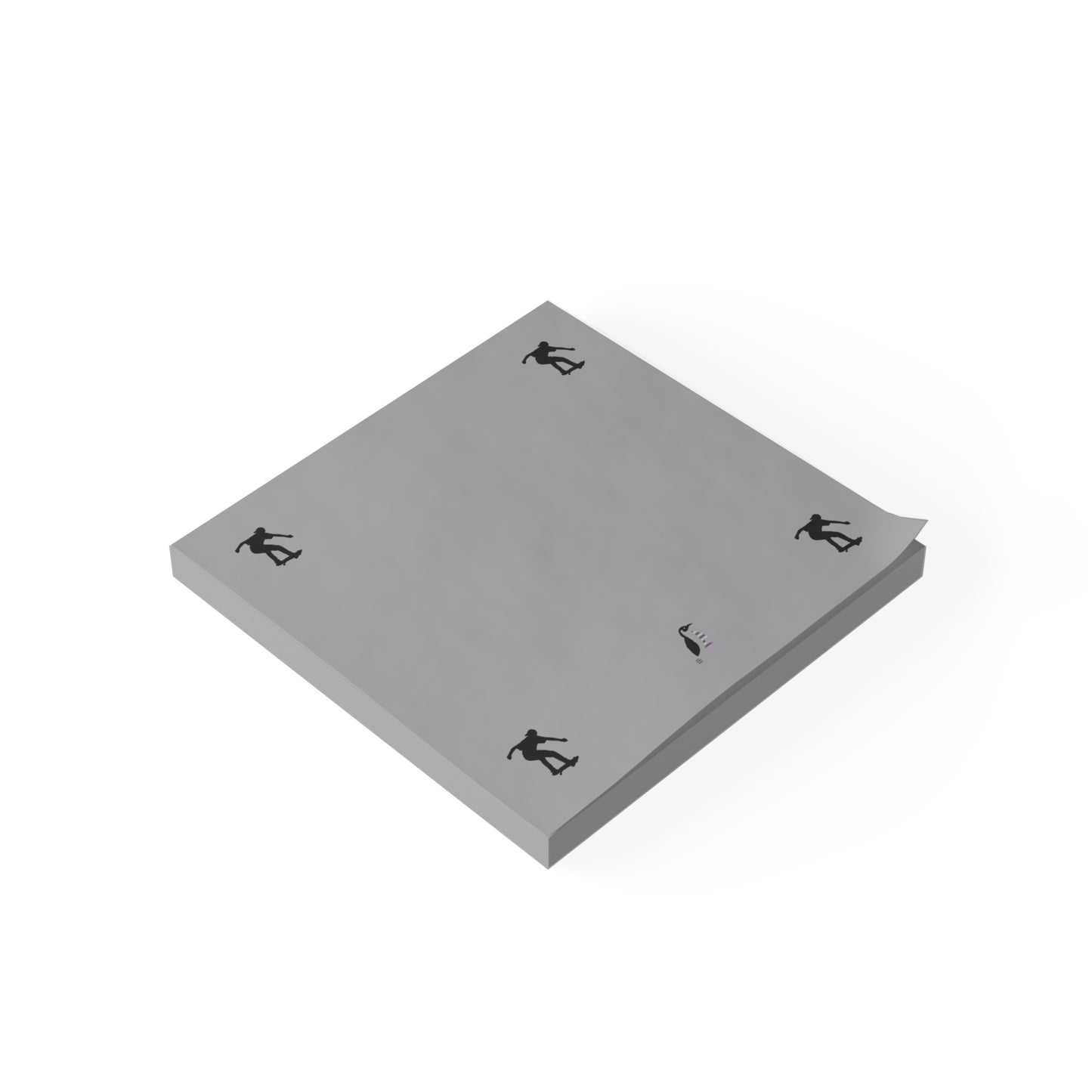 Post-it® Note Pads: Skateboarding Grey