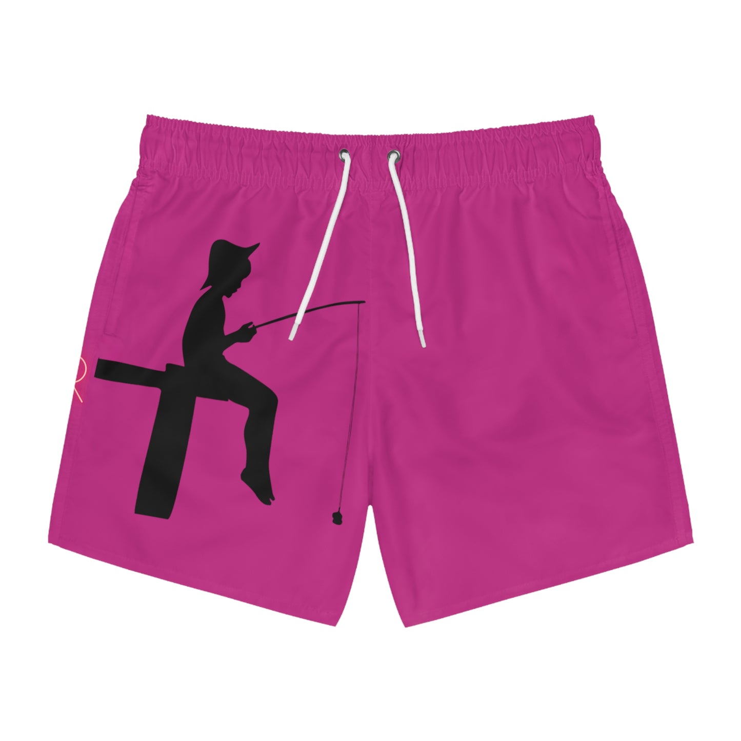 Swim Trunks: Fishing Pink