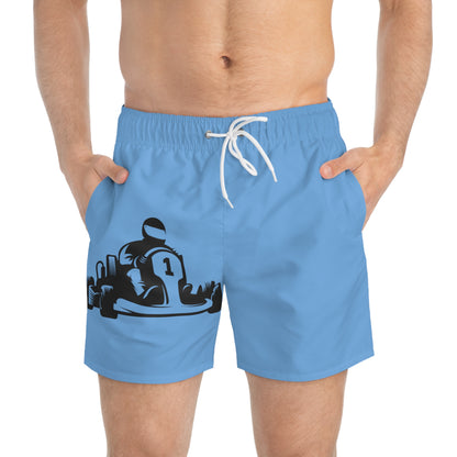 Swim Trunks: Racing Lite Blue