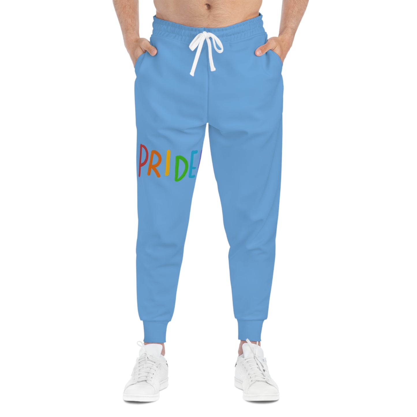 Athletic Joggers: LGBTQ Pride Lite Blue