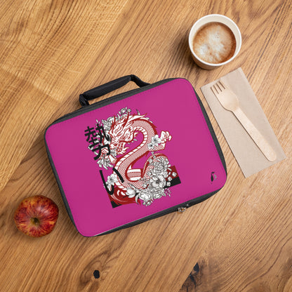 Lunch Bag: Dragons Pink