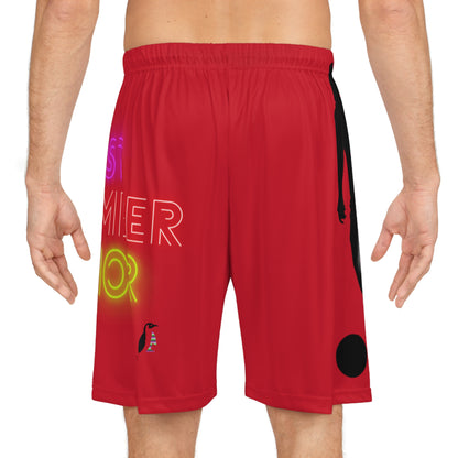 Basketball Shorts: Soccer Dark Red