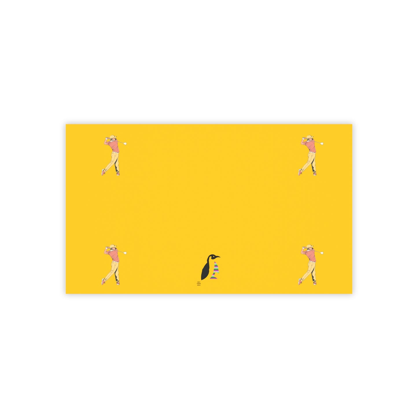 Post-it® Note Pads: Golf Yellow