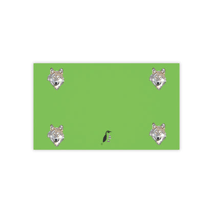 Post-it® Note Pads: Wolves Green