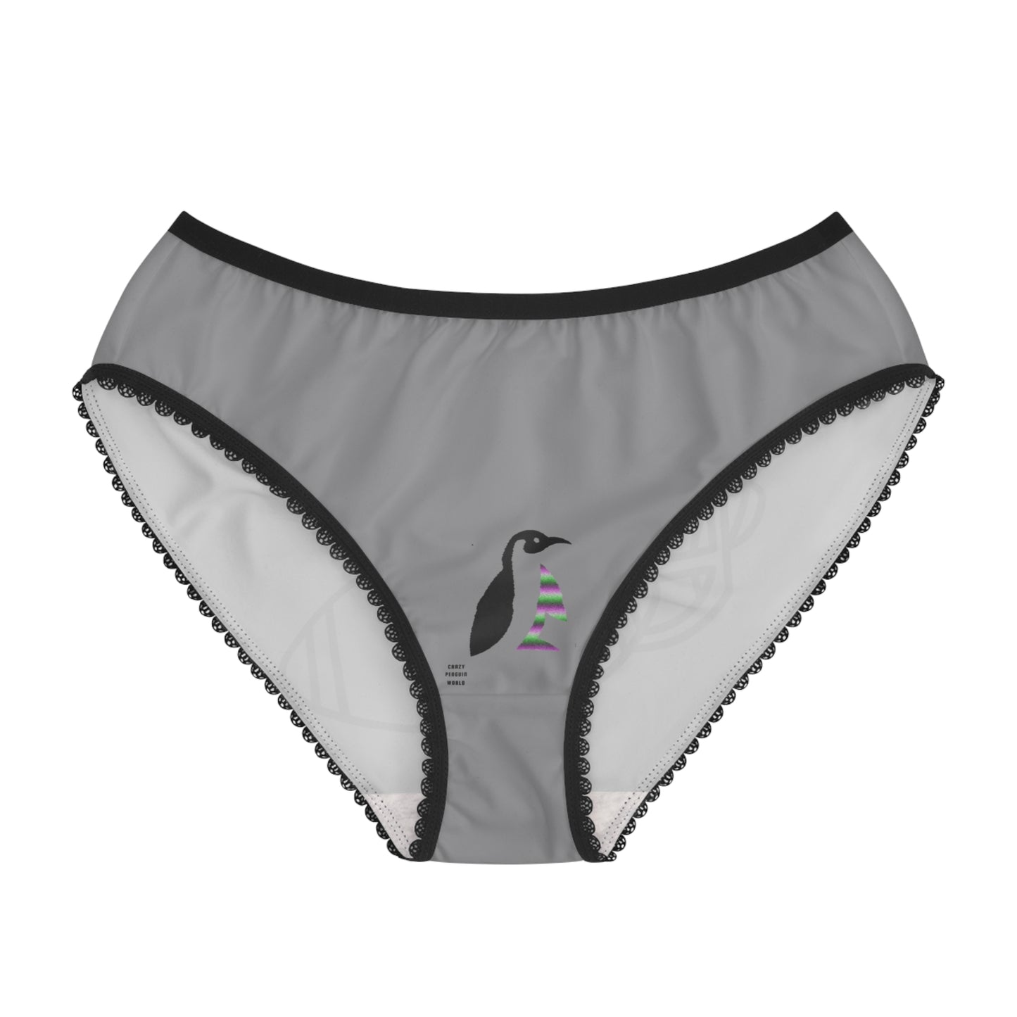 Women's Briefs: Football Grey