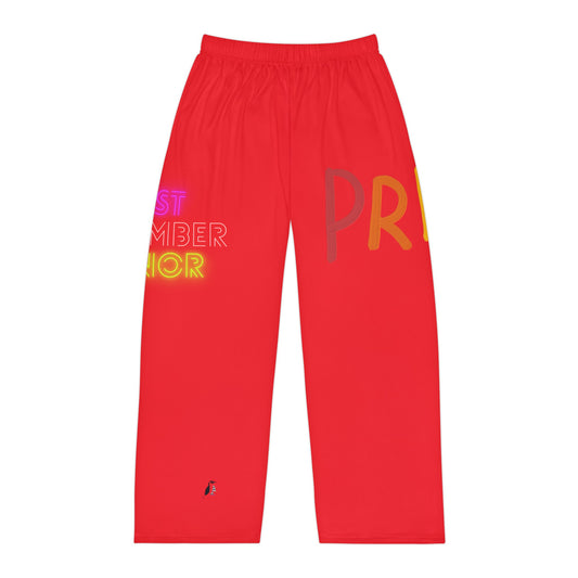 Men's Pajama Pants: LGBTQ Pride Red