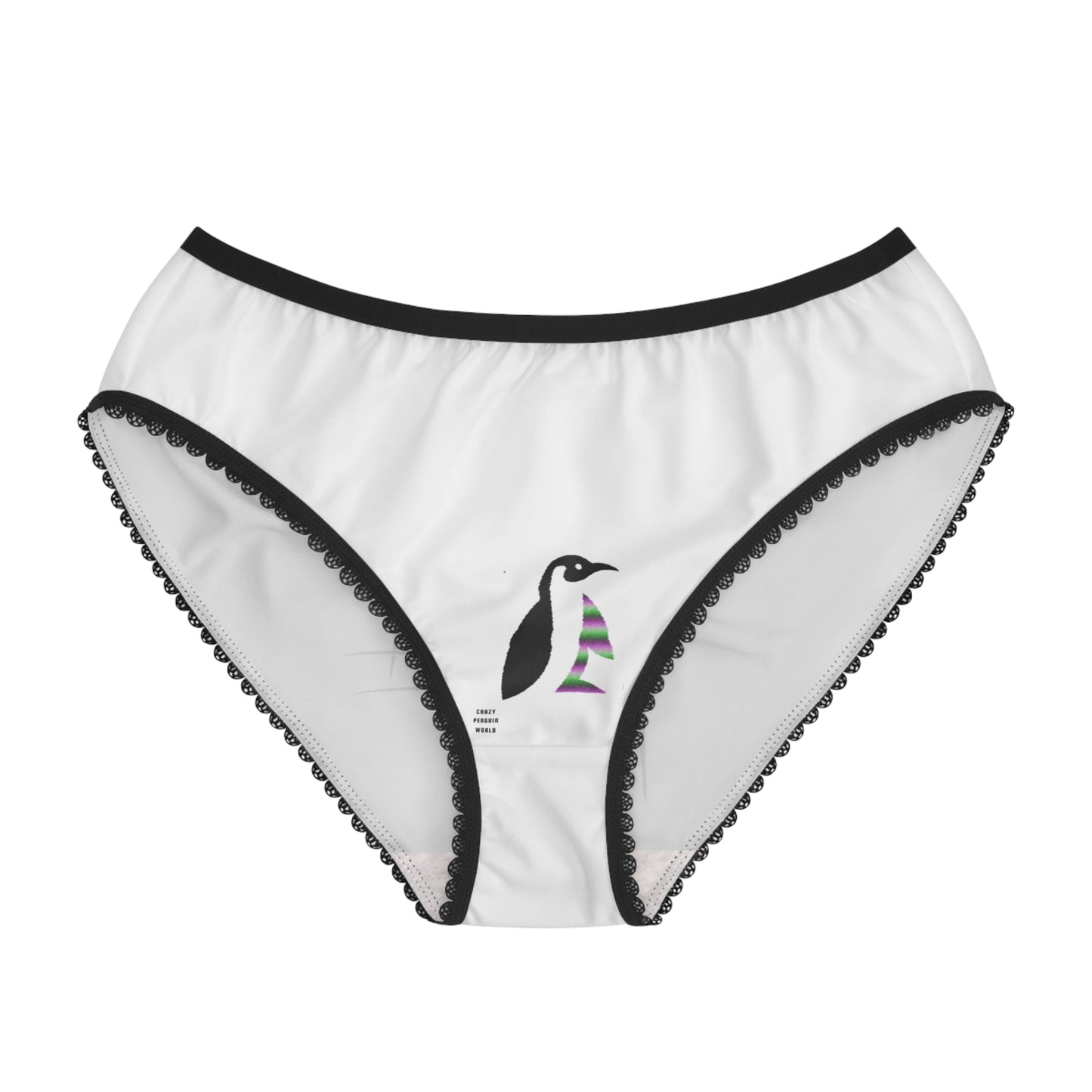 Women's Briefs: Volleyball White