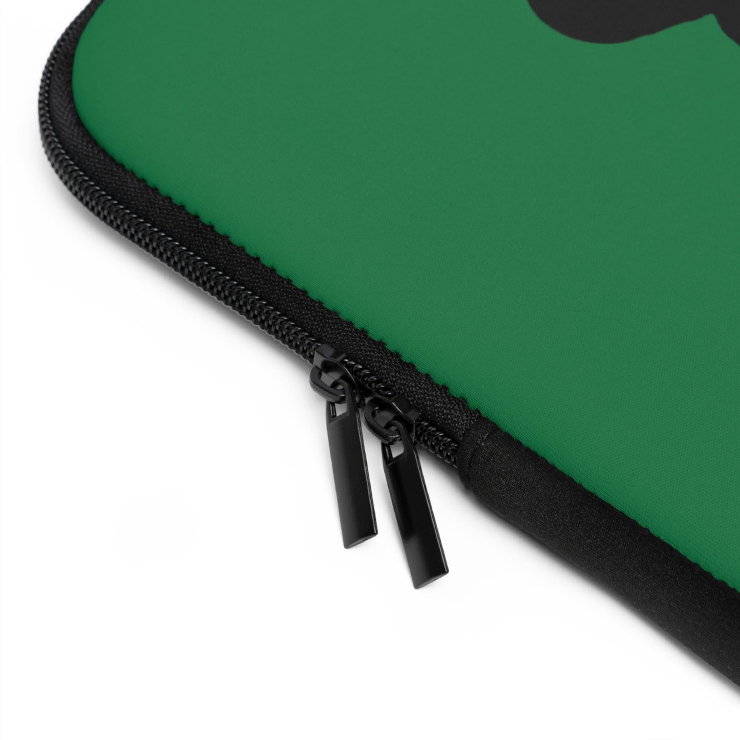 Laptop Sleeve: Basketball Dark Green