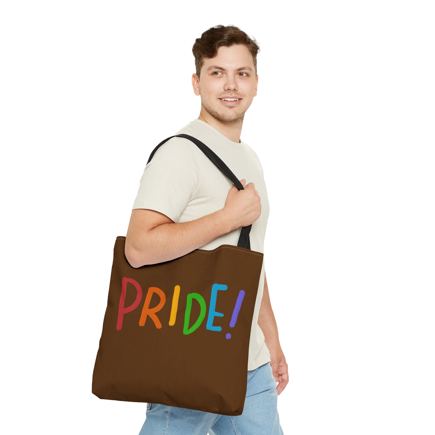 Tote Bag: LGBTQ Pride Brown