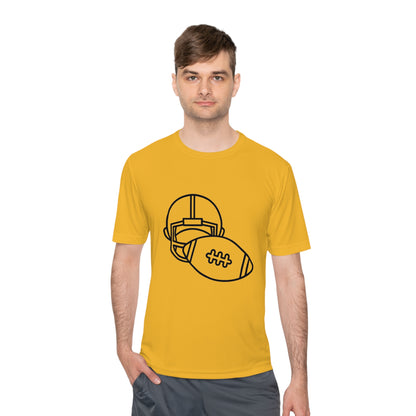 Moisture Wicking Tee: Football #1