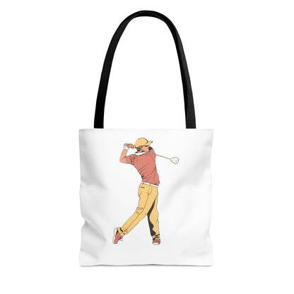 Tote Bag: Golf White