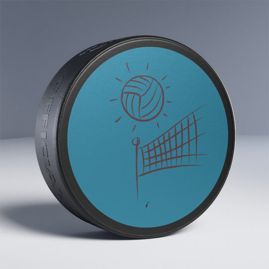 Hockey Puck: Volleyball Turquoise