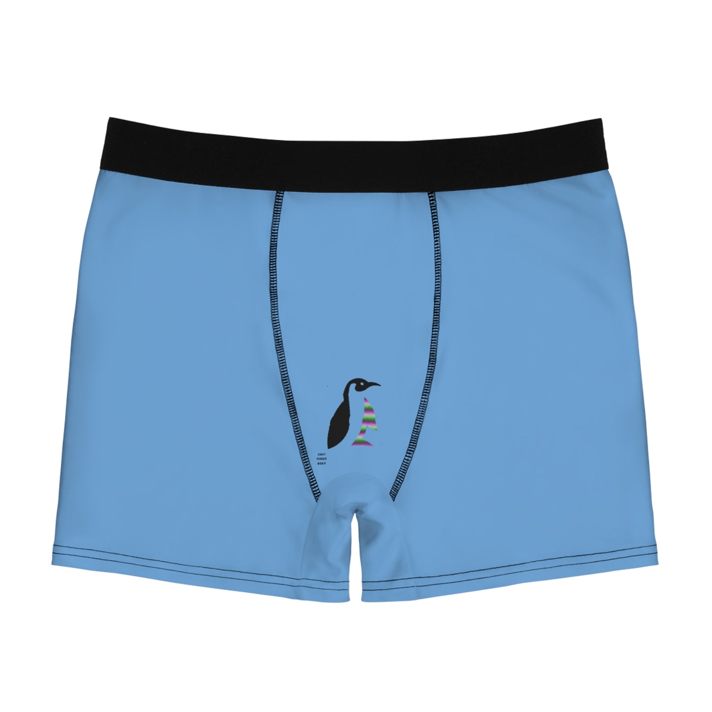 Men's Boxer Briefs: Lost Remember Honor Lite Blue