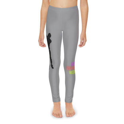 Youth Full-Length Leggings: Dance Grey