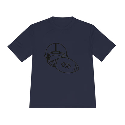 Moisture Wicking Tee: Football #3