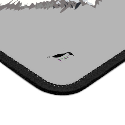 Gaming Mouse Pad: Wolves Lite Grey