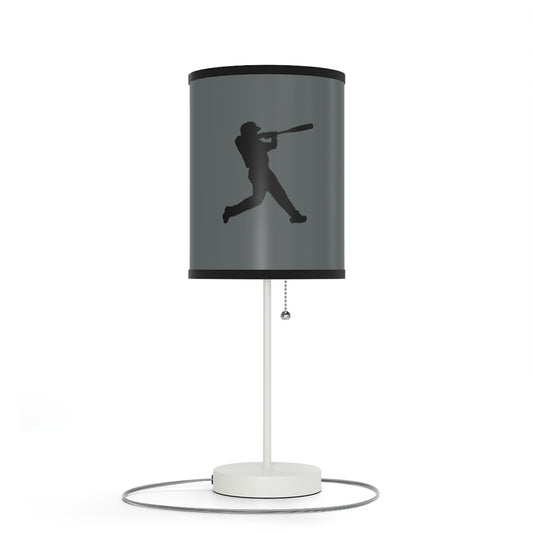 Lamp on a Stand, US|CA plug: Baseball Dark Grey