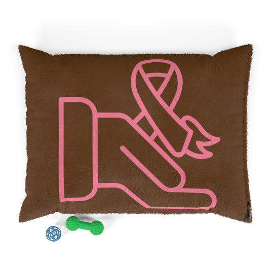 Pet Bed: Fight Cancer Brown