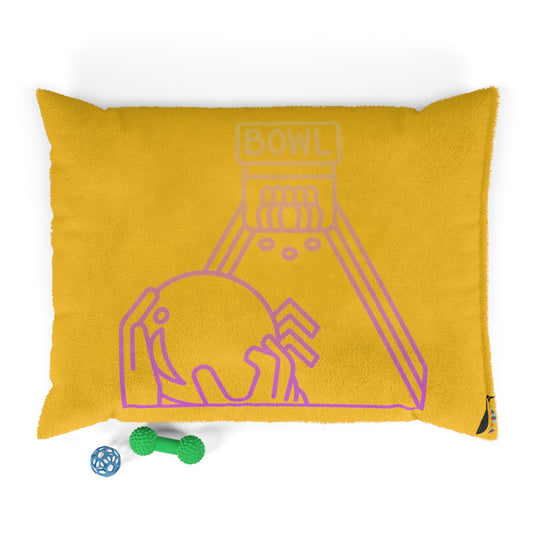 Pet Bed: Bowling Yellow