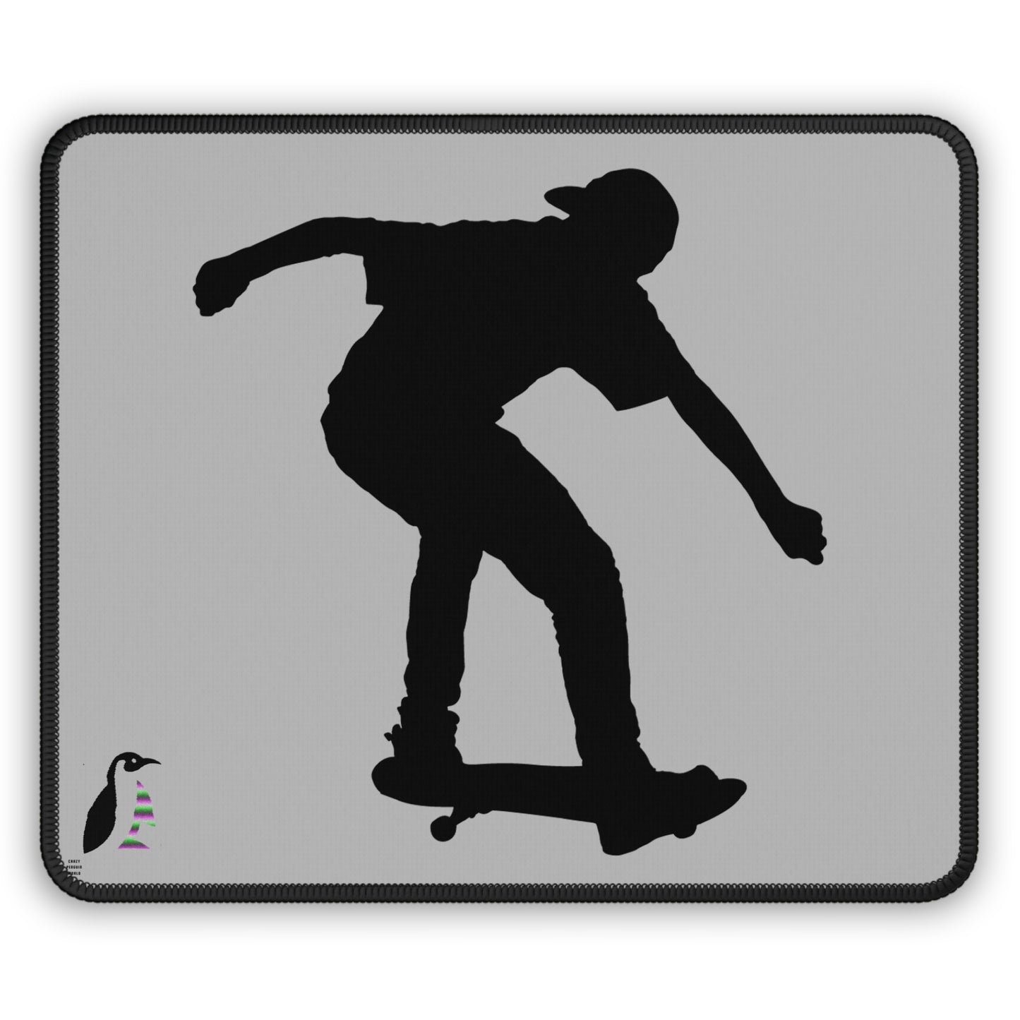 Gaming Mouse Pad: Skateboarding Lite Grey