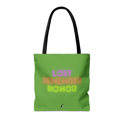 Tote Bag: Volleyball Green