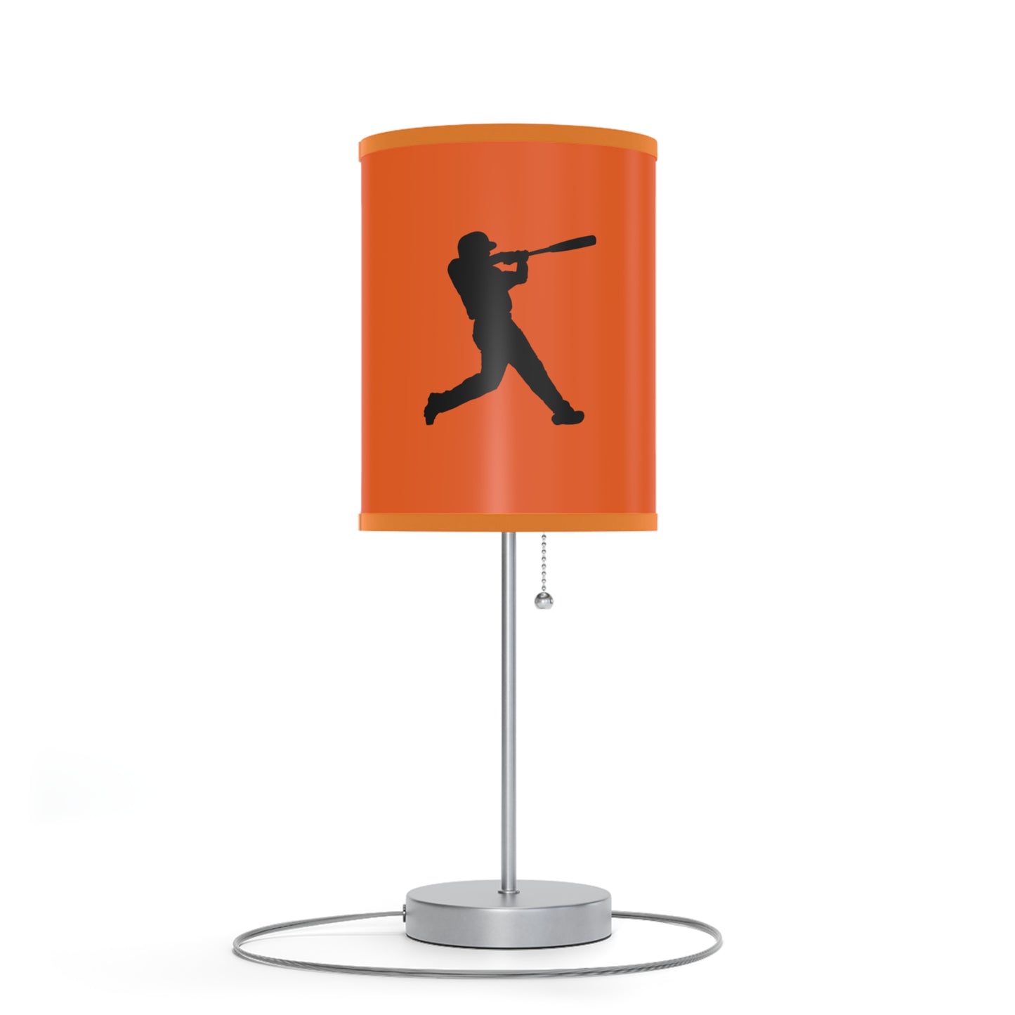 Lamp on a Stand, US|CA plug: Baseball Orange