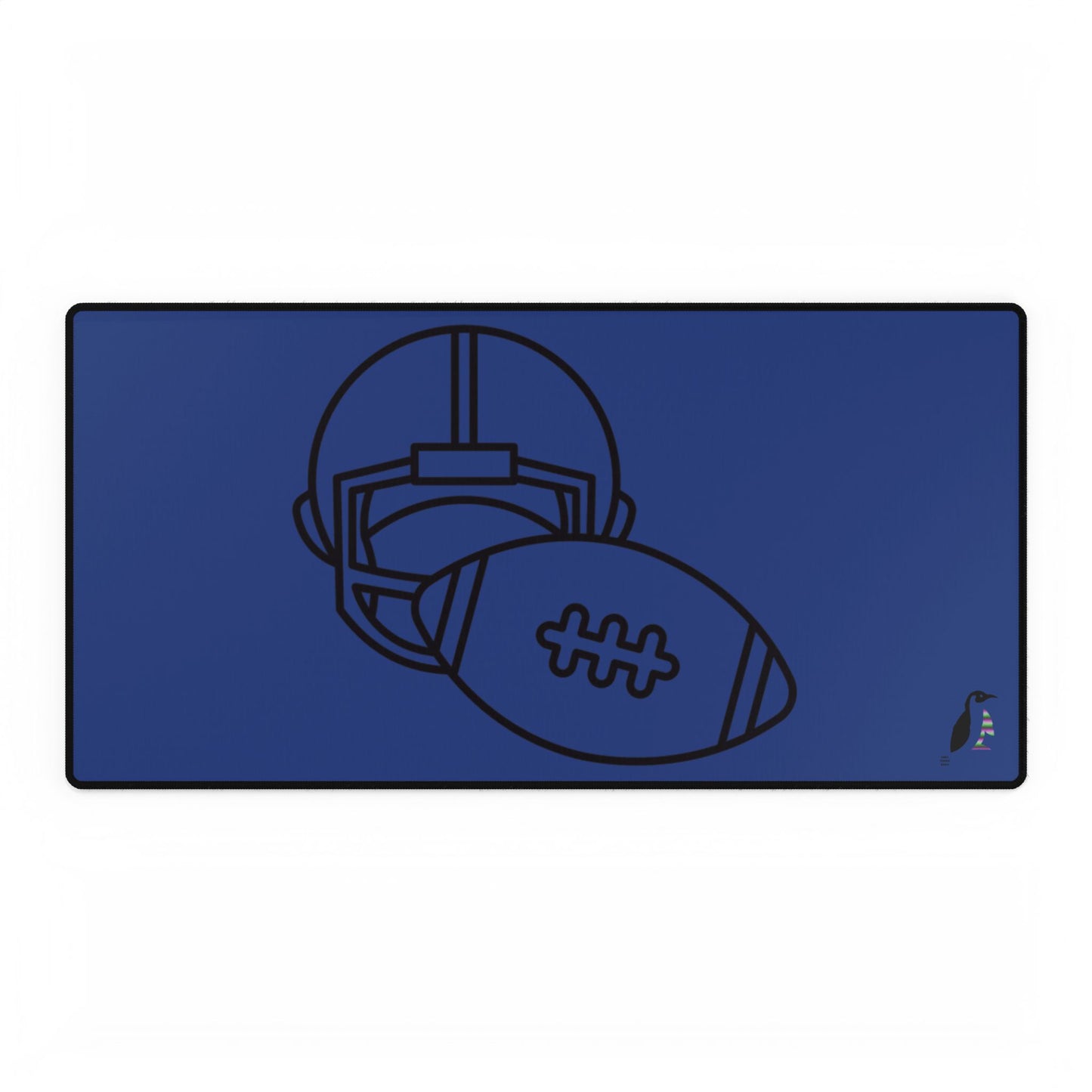 Desk Mats: Football Dark Blue