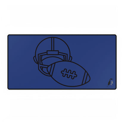 Desk Mats: Football Dark Blue