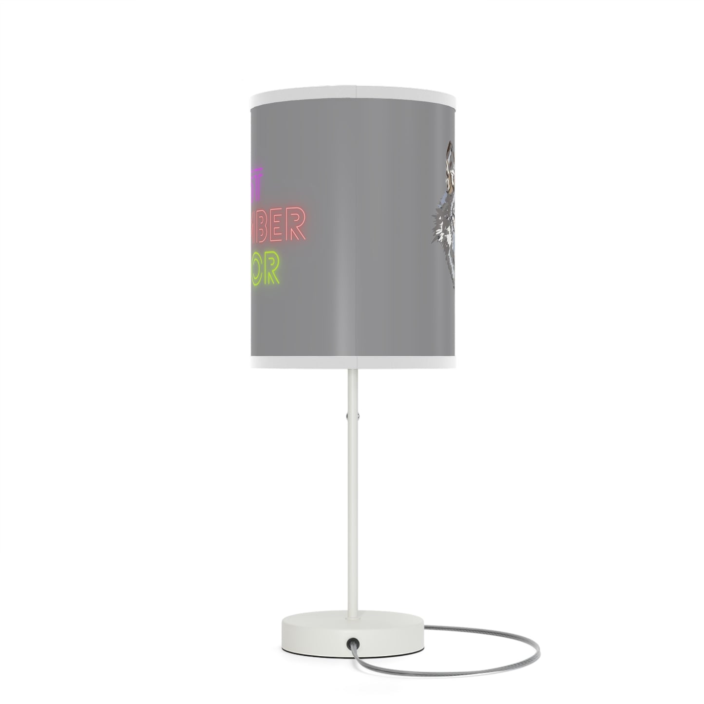 Lamp on a Stand, US|CA plug: Wolves Grey 