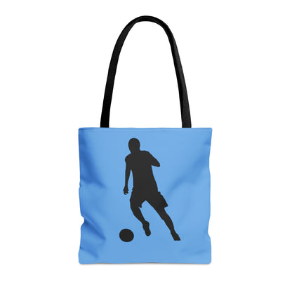 Tote Bag: Soccer Lite Blue