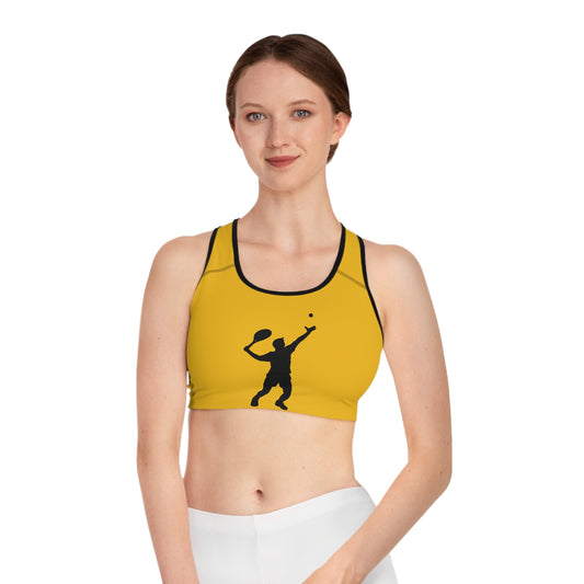 Sports Bra: Tennis Yellow