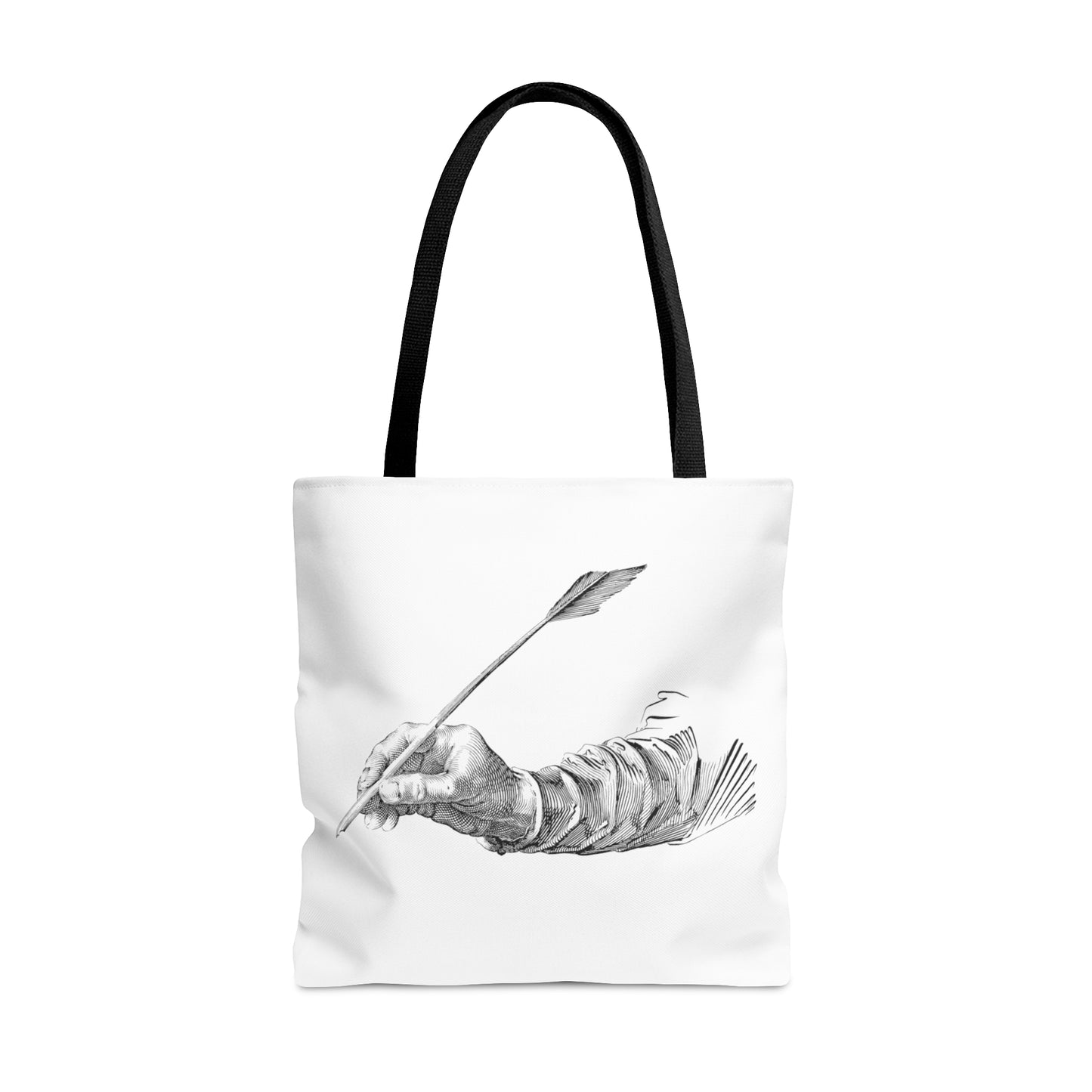 Tote Bag: Writing Lite Grey