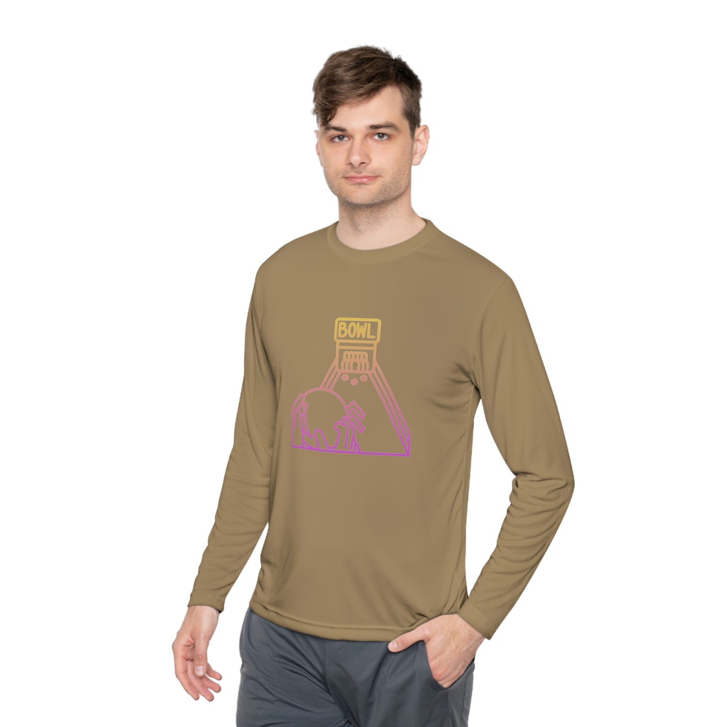 Lightweight Long Sleeve Tee: Bowling #1