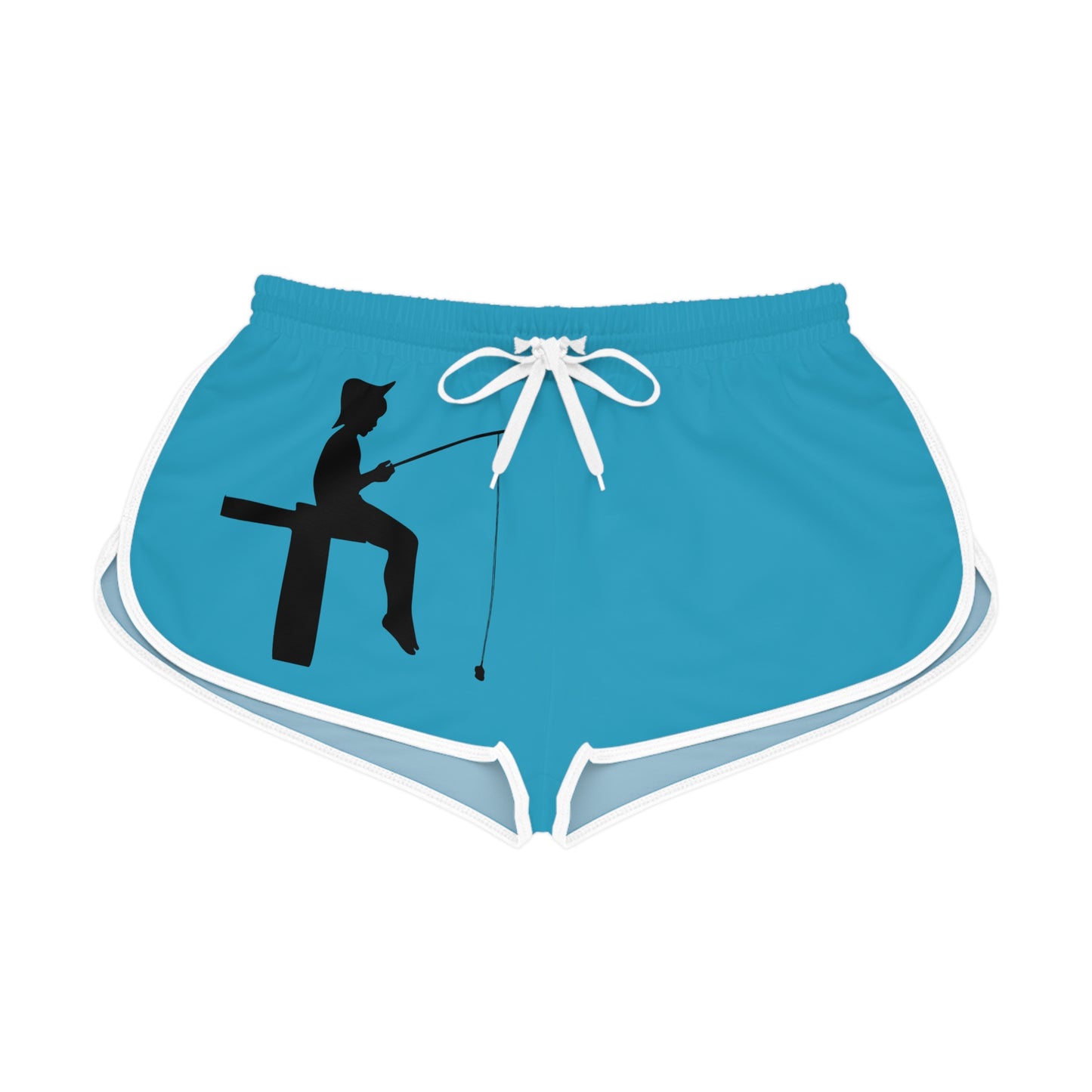 Women's Relaxed Shorts: Fishing Turquoise