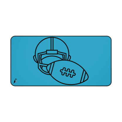 Desk Mat: Football Turquoise