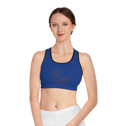 Sports Bra: Volleyball Dark Blue