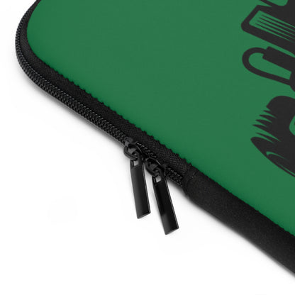 Laptop Sleeve: Racing Dark Green