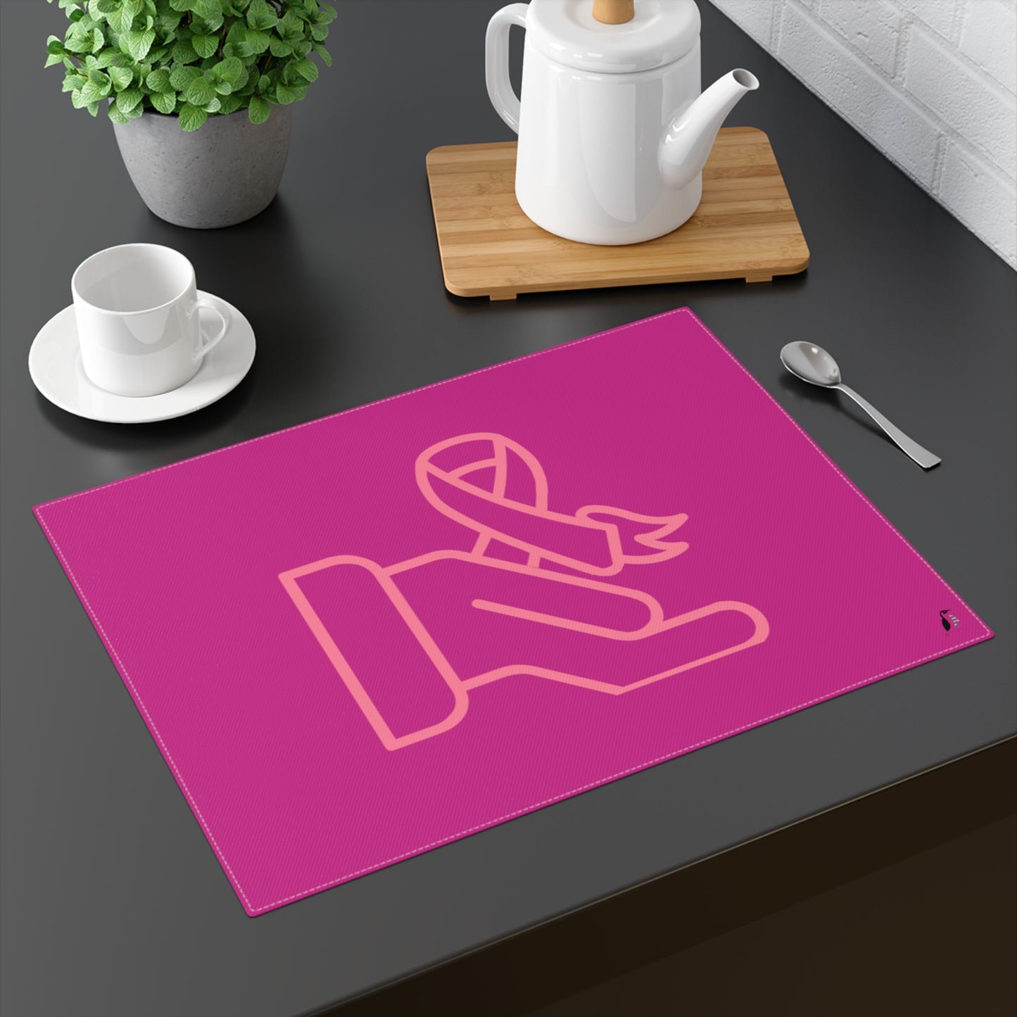 Placemat, 1pc: Fight Cancer Pink