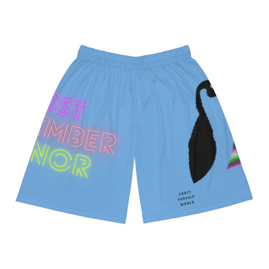 Basketball Shorts: Lost Remember Honor Lite Blue