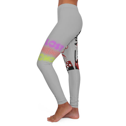 Women's Spandex Leggings: Dragons Lite Grey