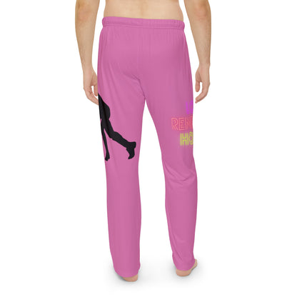 Men's Pajama Pants: Hockey Lite Pink