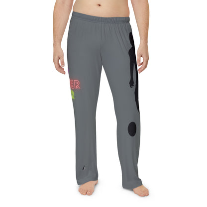 Men's Pajama Pants: Soccer Dark Grey