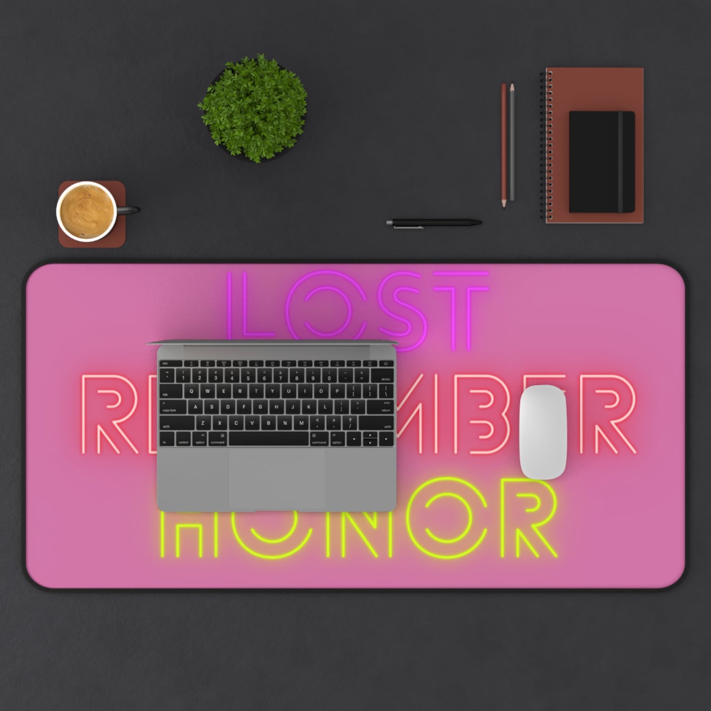 Desk Mat: Lost Remember Honor Lite Pink