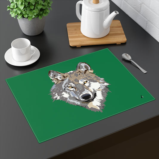 Placemat, 1pc: Wolves Dark Green