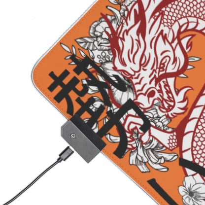 LED Gaming Mouse Pad: Dragons Crusta