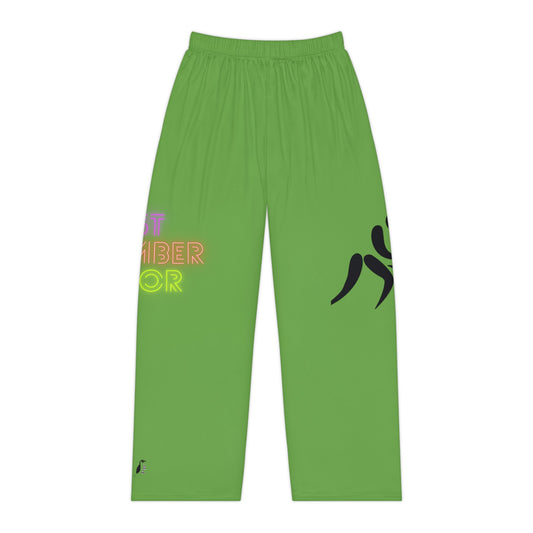 Pambabaeng Pajama Pants: Wrestling Green 